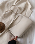 LEFTSIDE Cute Solid Color Small PU Leather Shoulder Bags