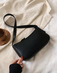 LEFTSIDE Cute Solid Color Small PU Leather Shoulder Bags