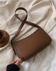 LEFTSIDE Cute Solid Color Small PU Leather Shoulder Bags