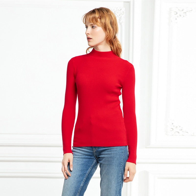 Turtleneck Pullovers Sweaters