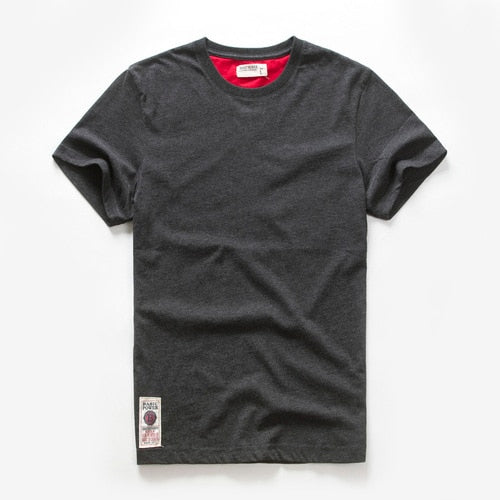 Cotton Solid Color T-Shirt