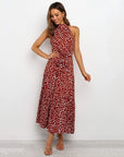 Summer Polka Dot Long Dresses