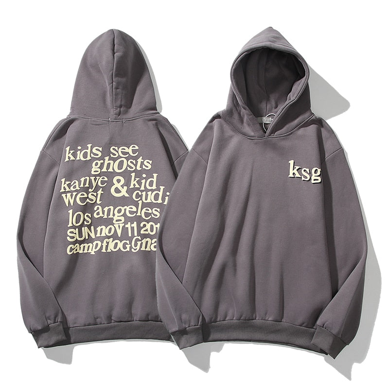 Graffiti Letter Print Hoodie