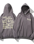 Graffiti Letter Print Hoodie