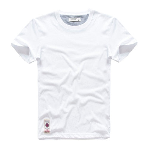 Cotton Solid Color T-Shirt