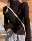 Turtleneck Casual Soft Knit Sweater