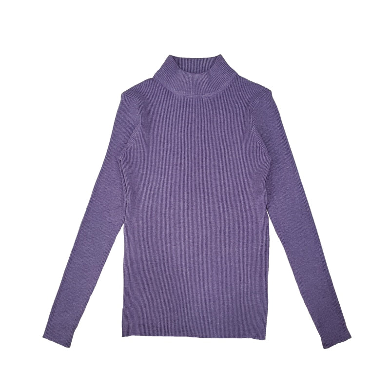 Turtleneck Pullovers Sweaters