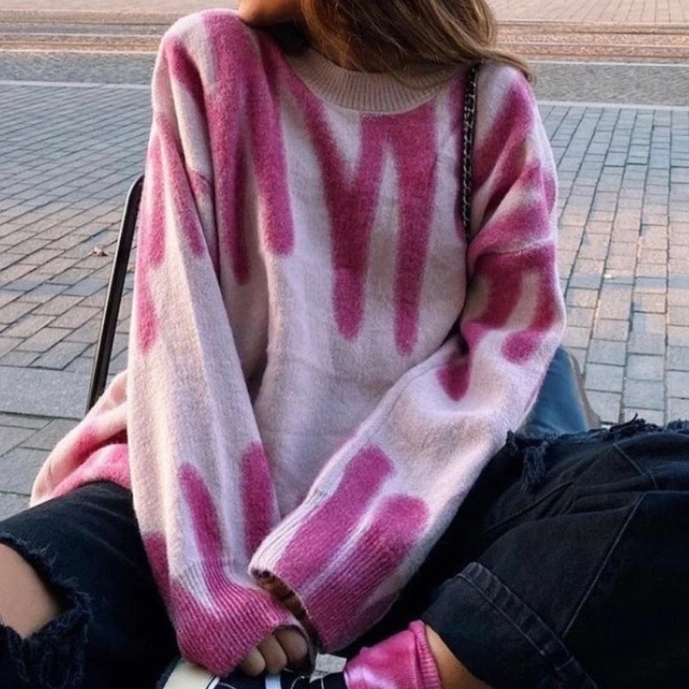 Striped Oversized Sweaters