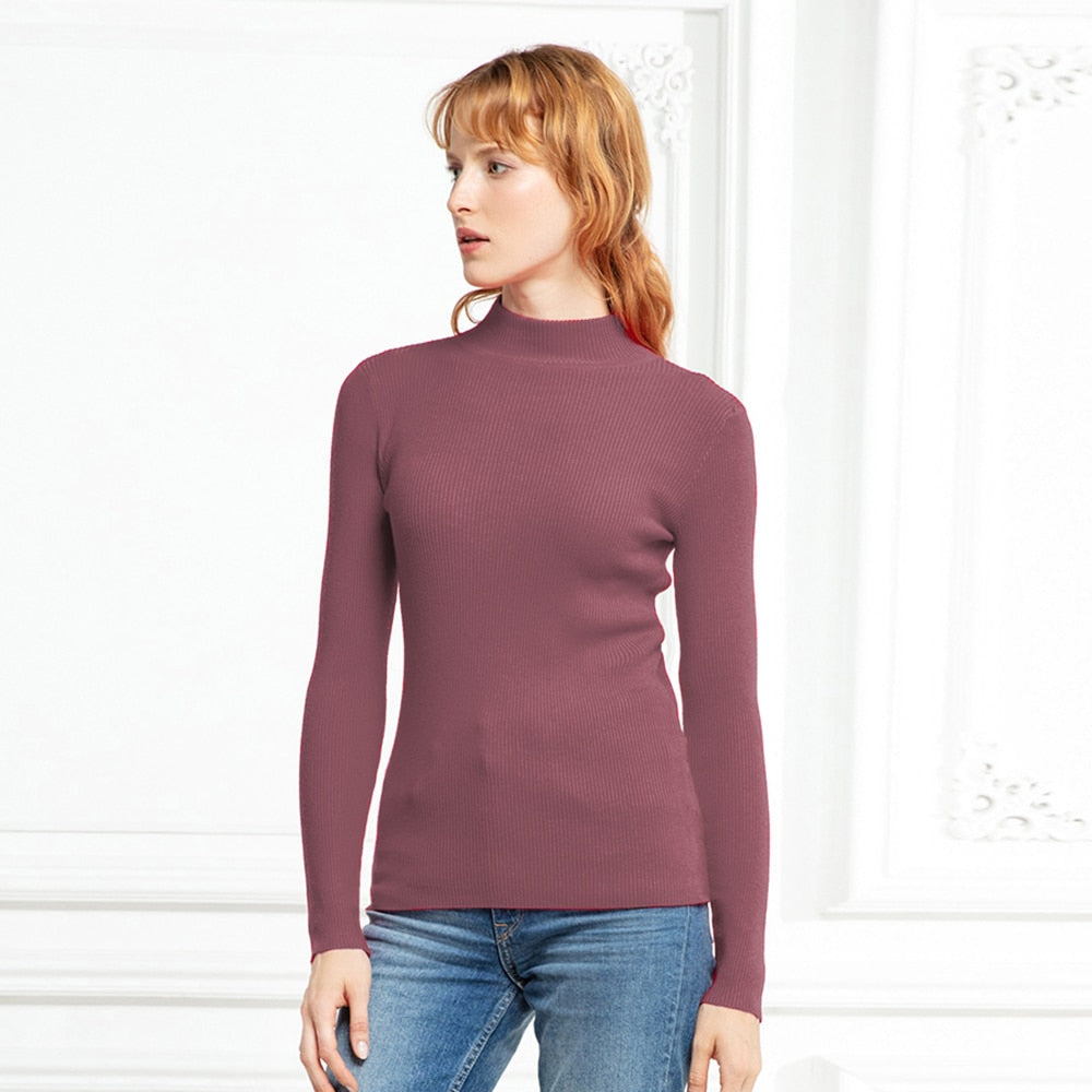 Turtleneck Pullovers Sweaters