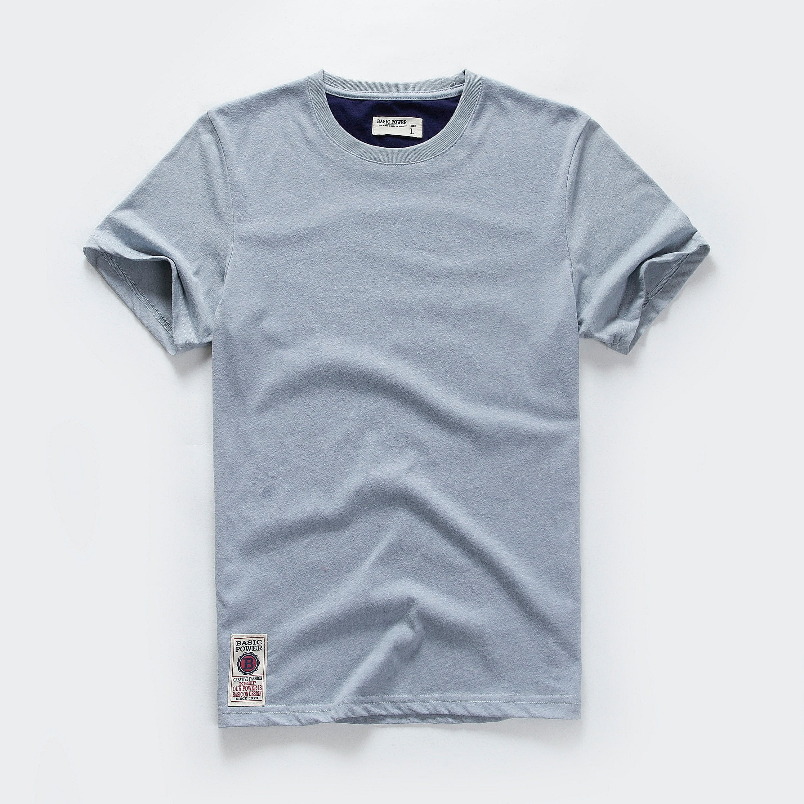 Cotton Solid Color T-Shirt