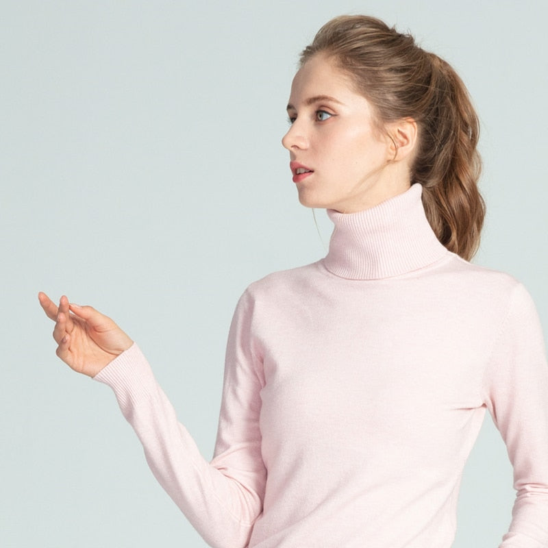 Turtleneck Oversize Winter Top