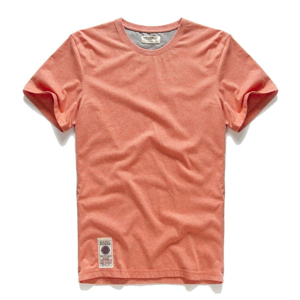 Cotton Solid Color T-Shirt