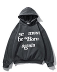 Graffiti Letter Print Hoodie