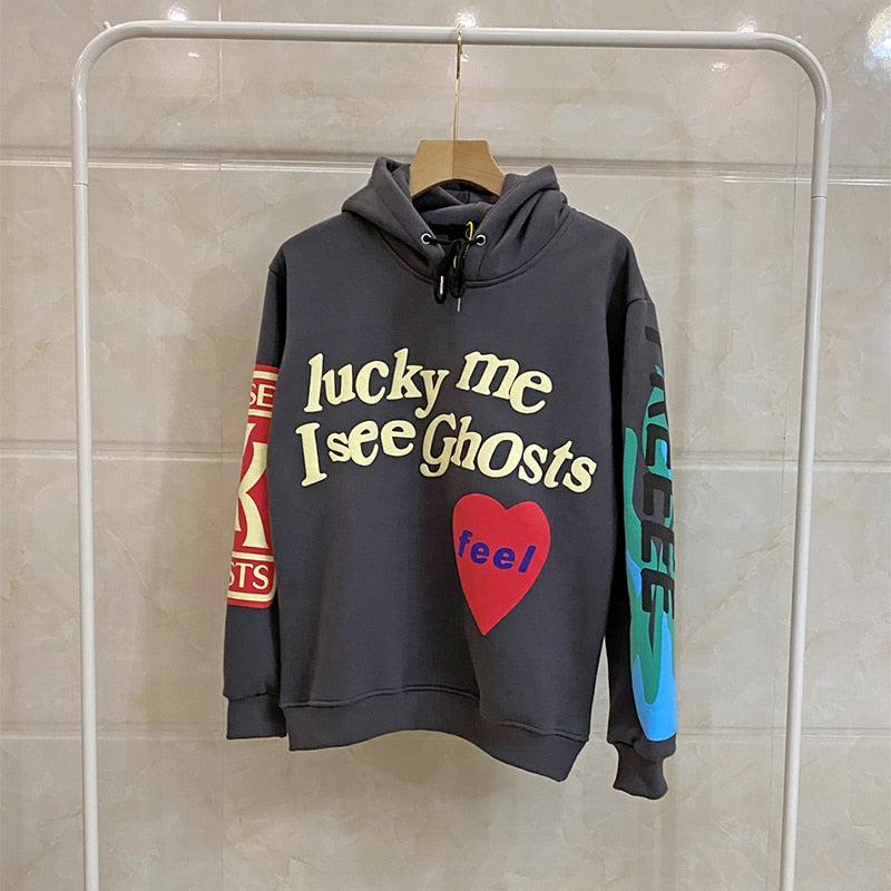 Graffiti Letter Print Hoodie