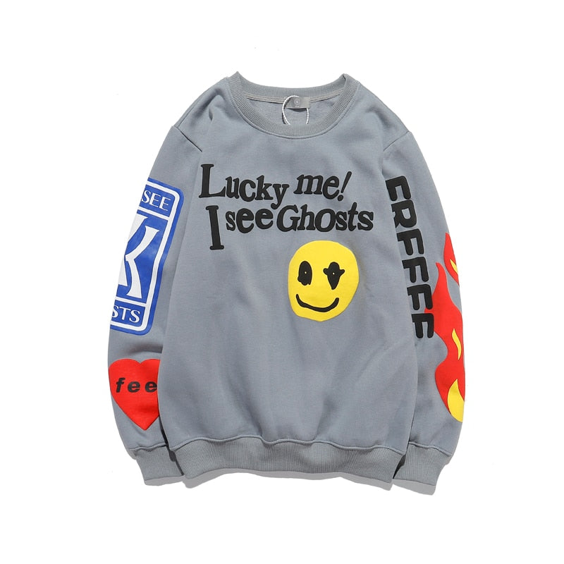 Graffiti Letter Print Hoodie