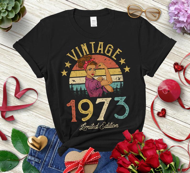 Vintage 1973 Womens T-Shirt