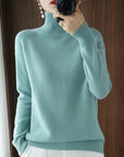 Turtleneck Pure Color Casual Sweater