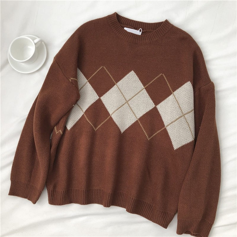 Korean College Style Sweater