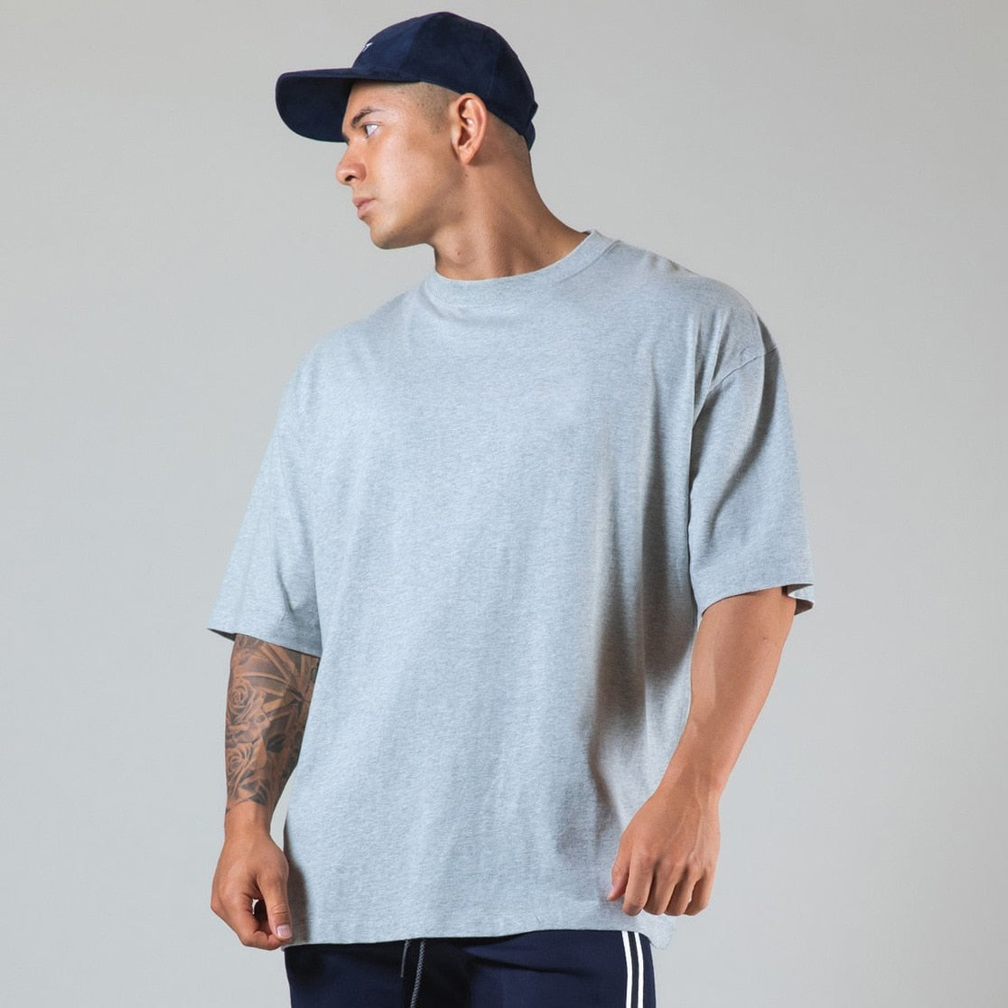 Cotton Short Sleeve Oversized T-Shirt