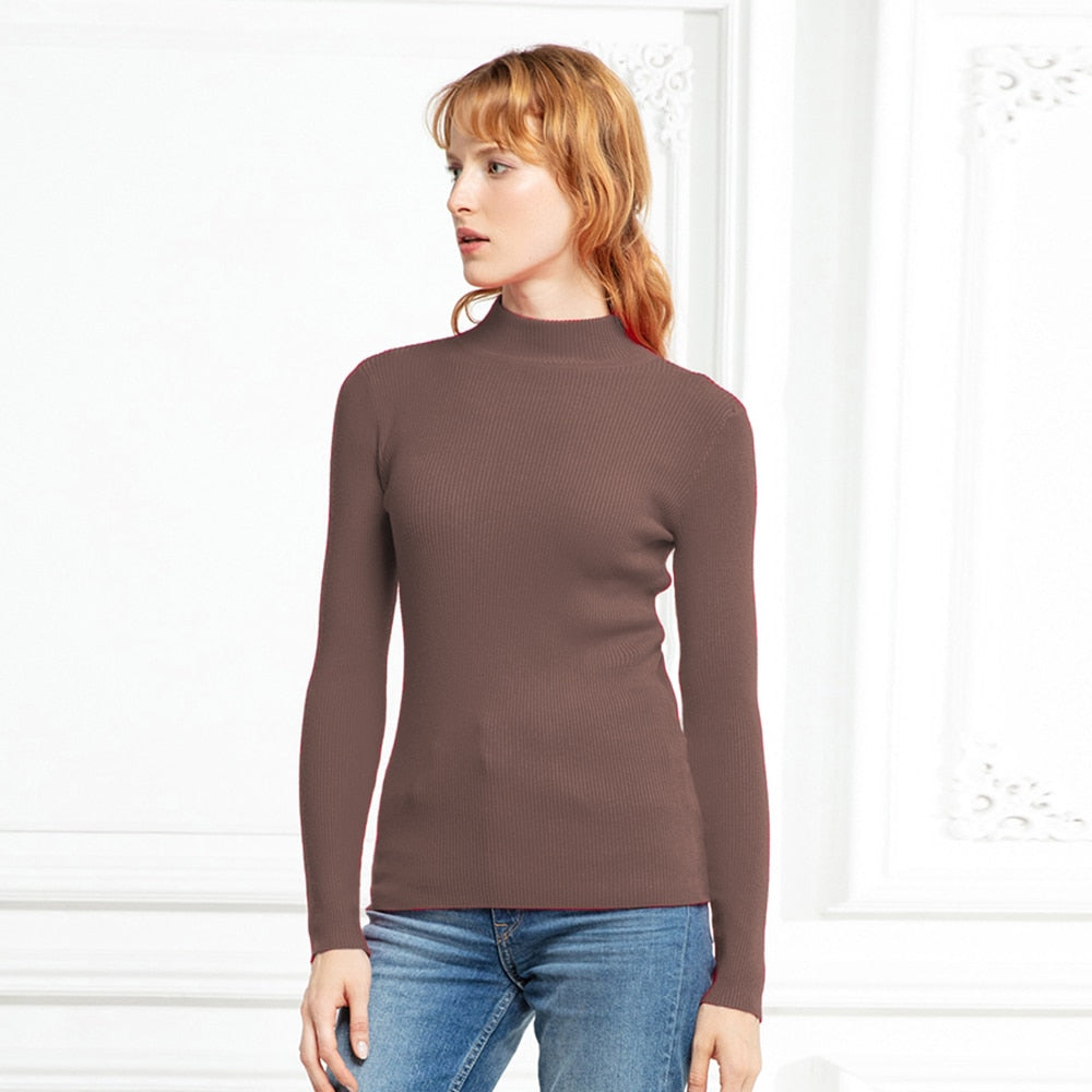 Turtleneck Pullovers Sweaters