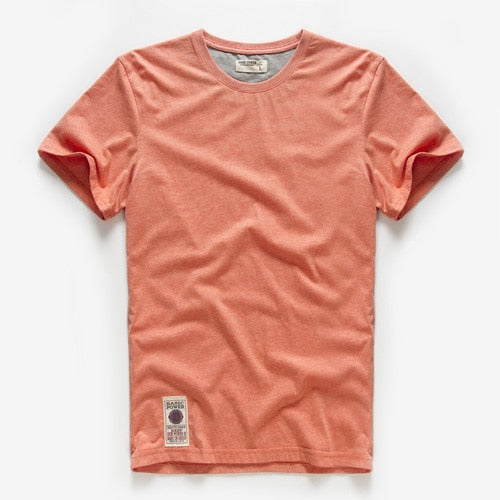 Cotton Solid Color T-Shirt