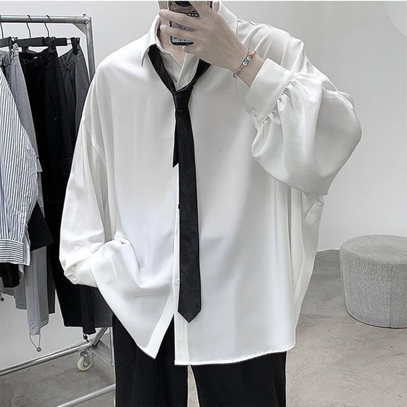 Korean Style Long Sleeved Shirts