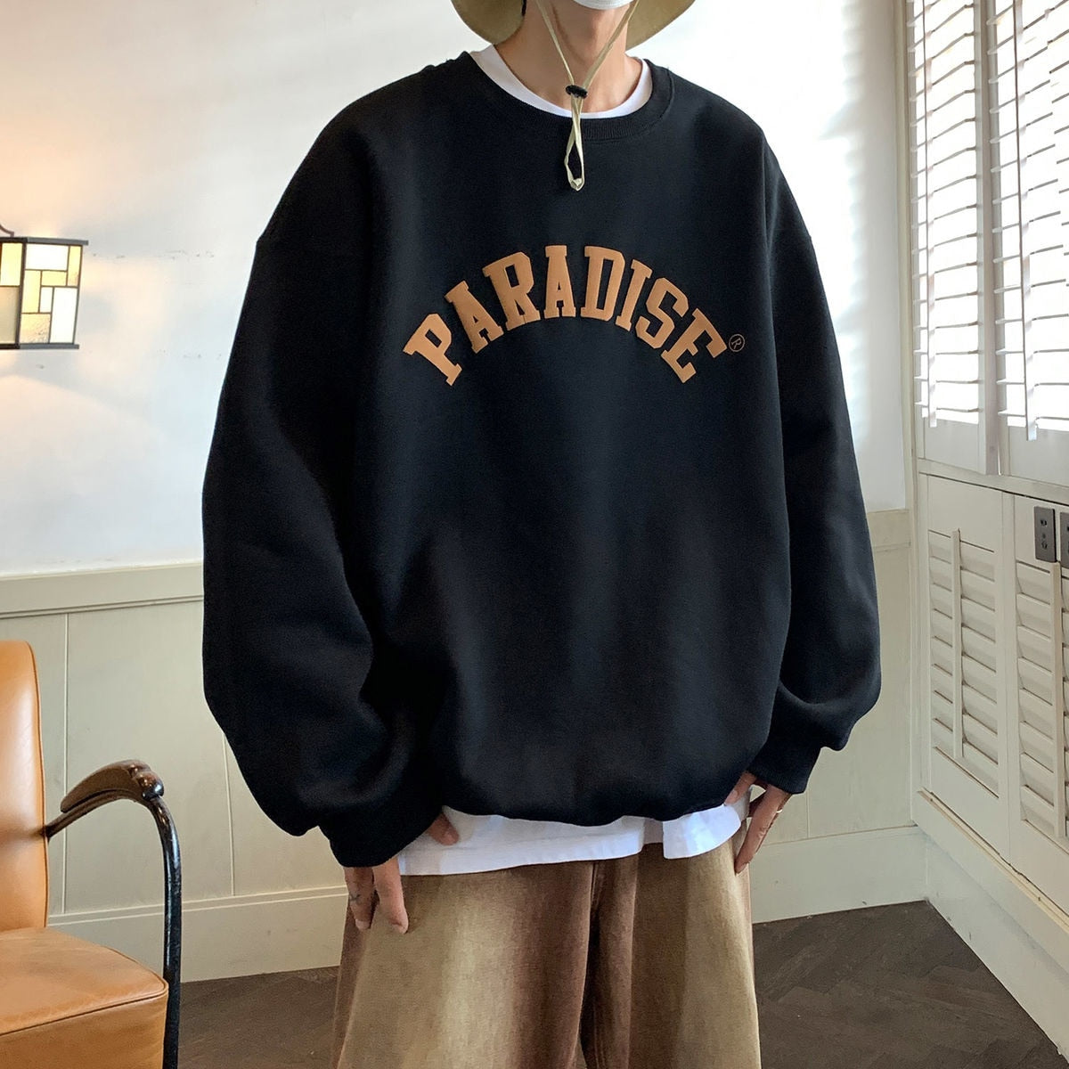 Letter Printed Korean Style Sweatshirts