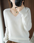 V-Neck Slim Fit Soft Sweaters