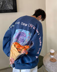 Colorful Foaming Printing Sweatshirt