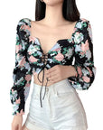 Floral Print Tops