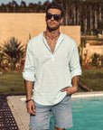 Casual Long Sleeve Cotton Shirt