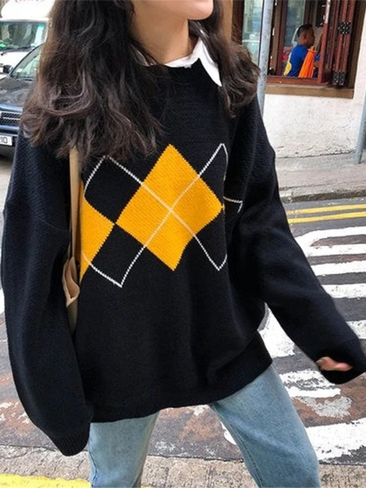 Korean College Style Sweater