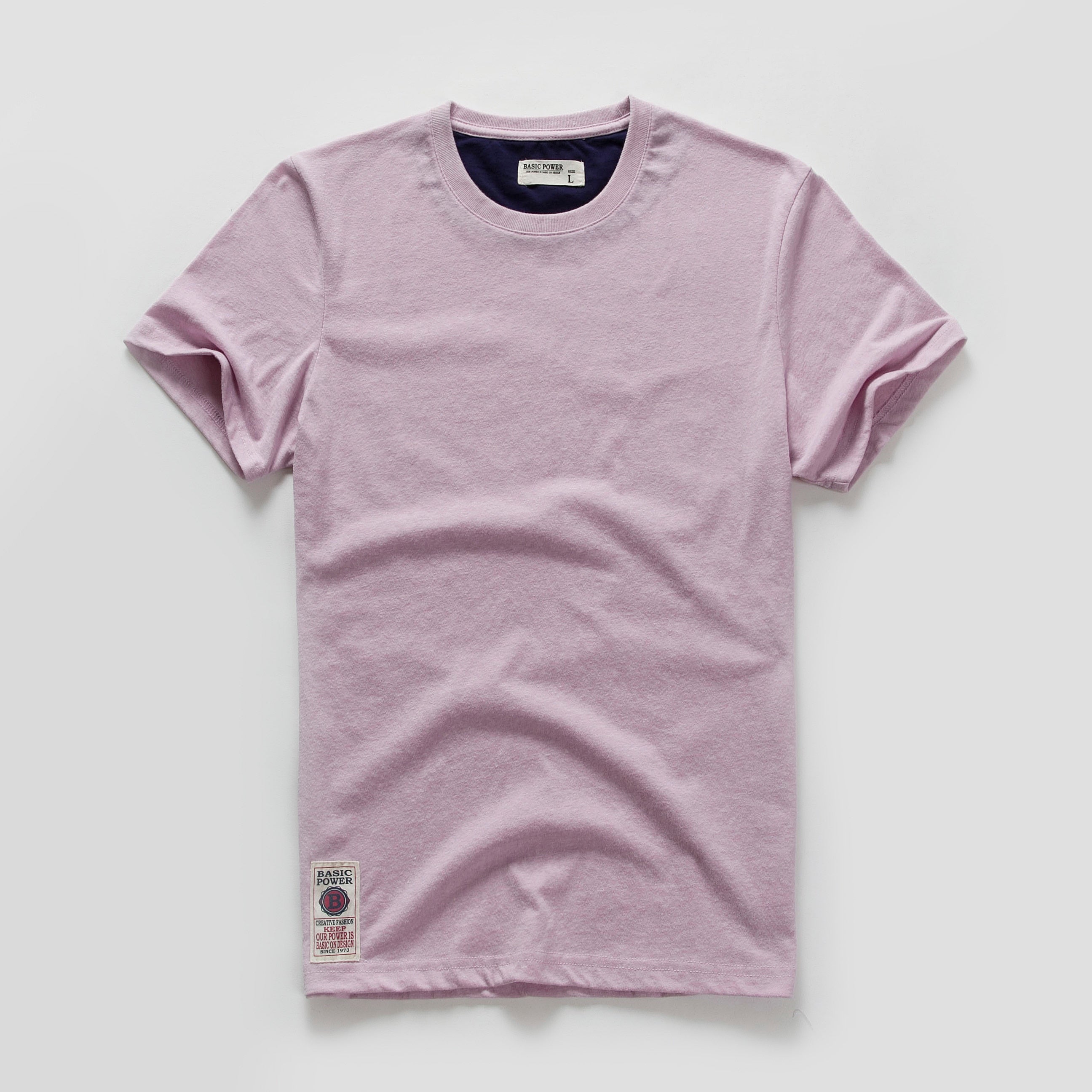 Cotton Solid Color T-Shirt