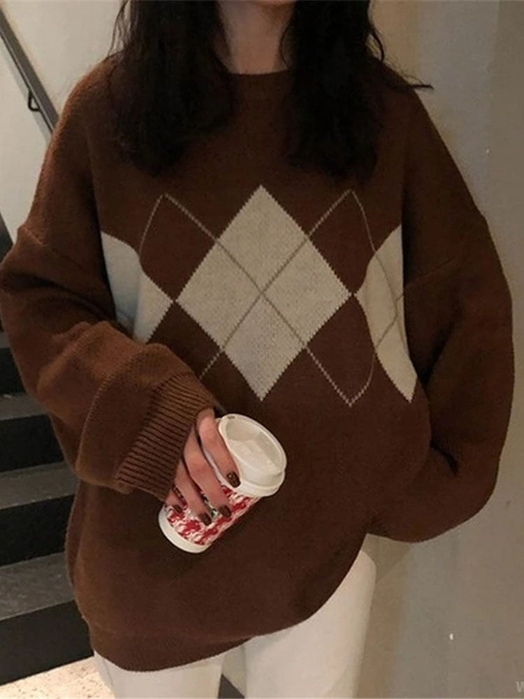 Korean College Style Sweater