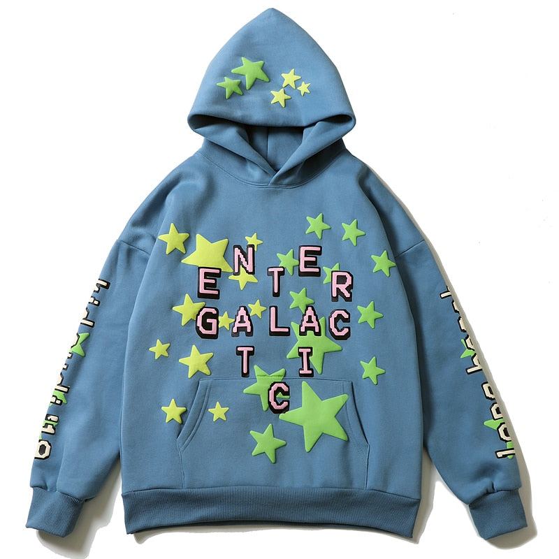 Graffiti Letter Print Hoodie