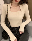 Sexy Knitwear Sweater Tops