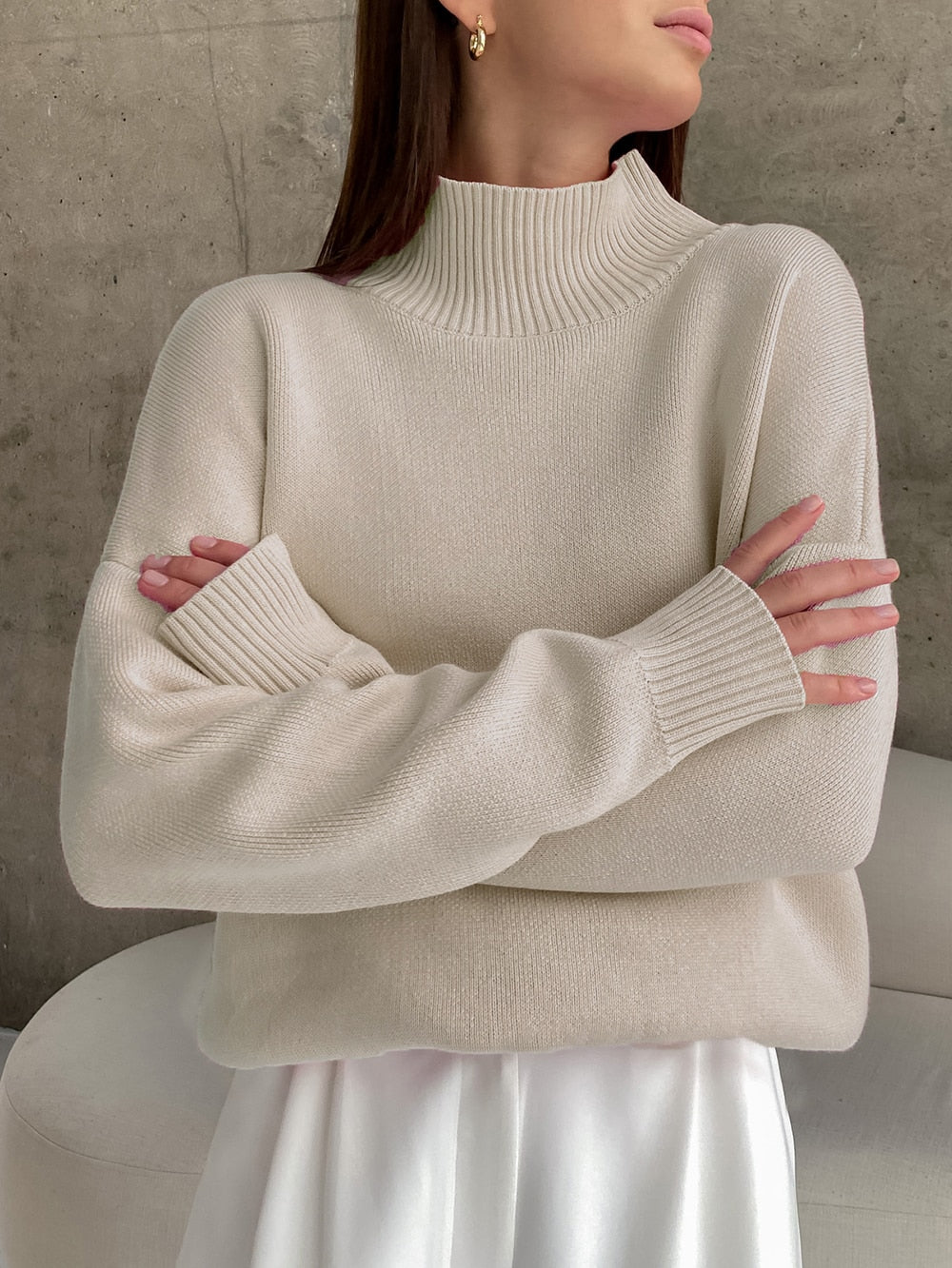 Turtleneck Oversized Sweater