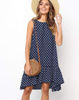 Polka Dot Sleeveless Dress