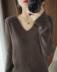 V-Neck Slim Fit Soft Sweaters