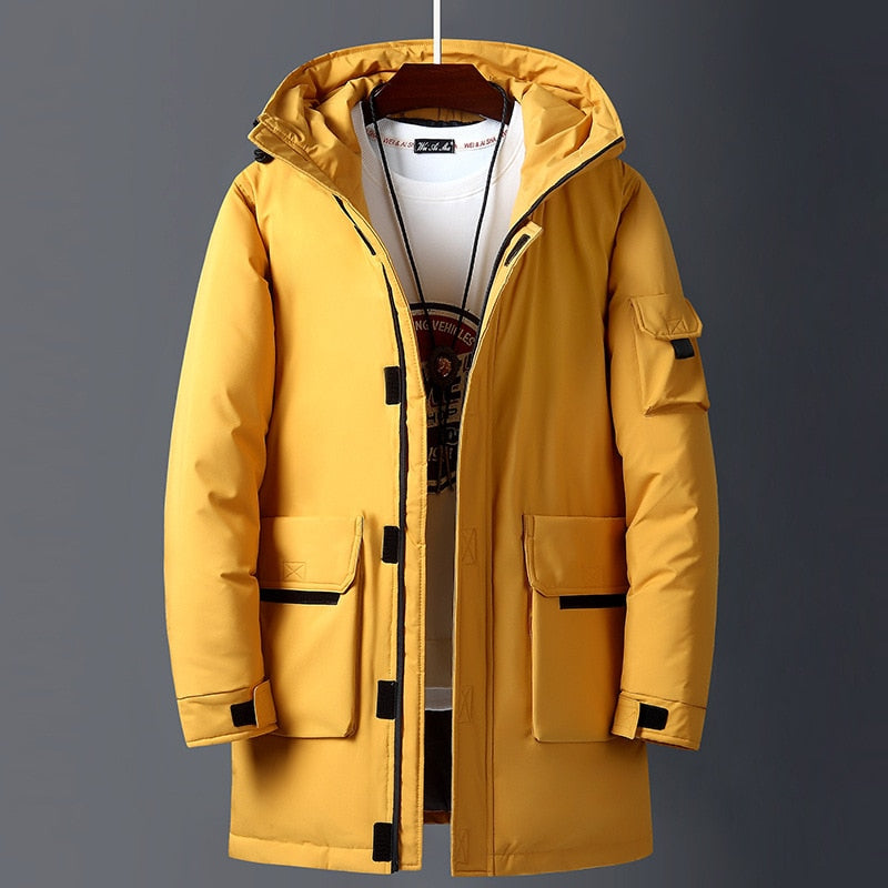 Warm Hooded Long Jackets