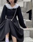 Fashion Preppy Style Long Sleeve Lolita Dresses
