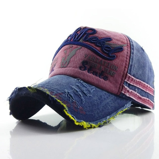 Hot 100% Washed Cotton Baseball Cap