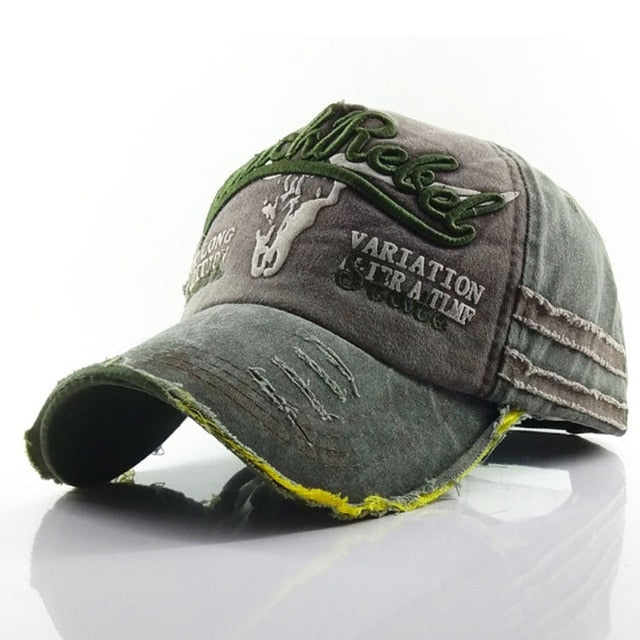 Hot 100% Washed Cotton Baseball Cap