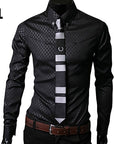 New Argyle luxury men's shirt