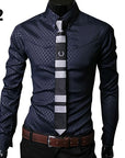 New Argyle luxury men's shirt