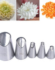 1/3/5/7pc/set of chrysanthemum Nozzle Icing Piping Pastry Nozzles