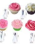 1/3/5/7pc/set of chrysanthemum Nozzle Icing Piping Pastry Nozzles