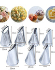 1/3/5/7pc/set of chrysanthemum Nozzle Icing Piping Pastry Nozzles