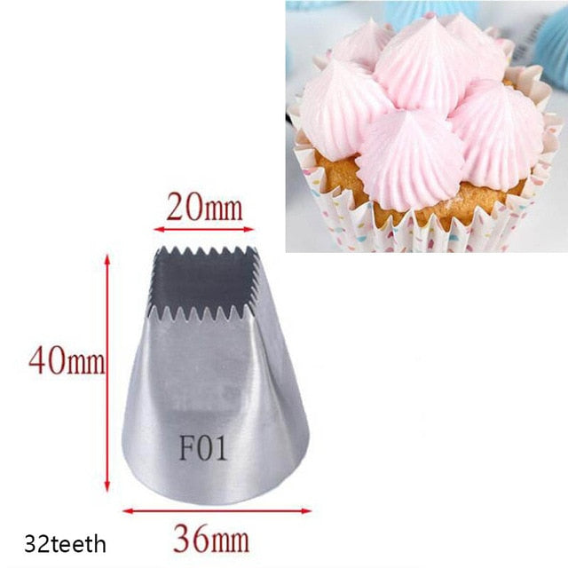 1/3/5/7pc/set of chrysanthemum Nozzle Icing Piping Pastry Nozzles