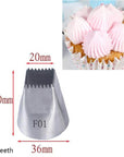 1/3/5/7pc/set of chrysanthemum Nozzle Icing Piping Pastry Nozzles